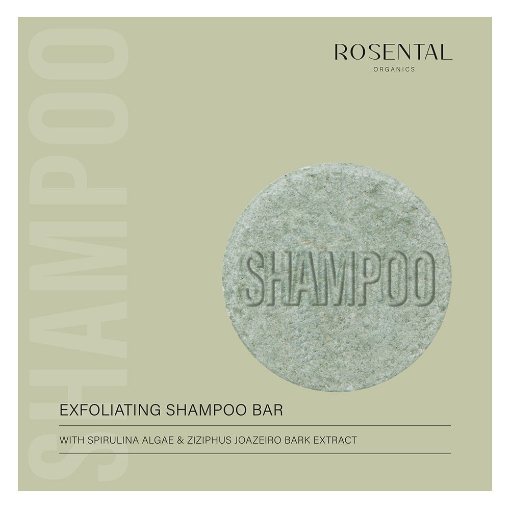 Rosental Organics Exfoliating Shampoo Bar 55 g