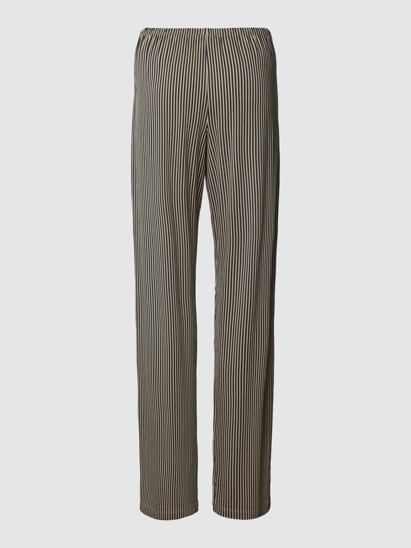 Pyjama-Hose mit Streifenmuster Modell 'MIX N MATCH' in dunkelblau
