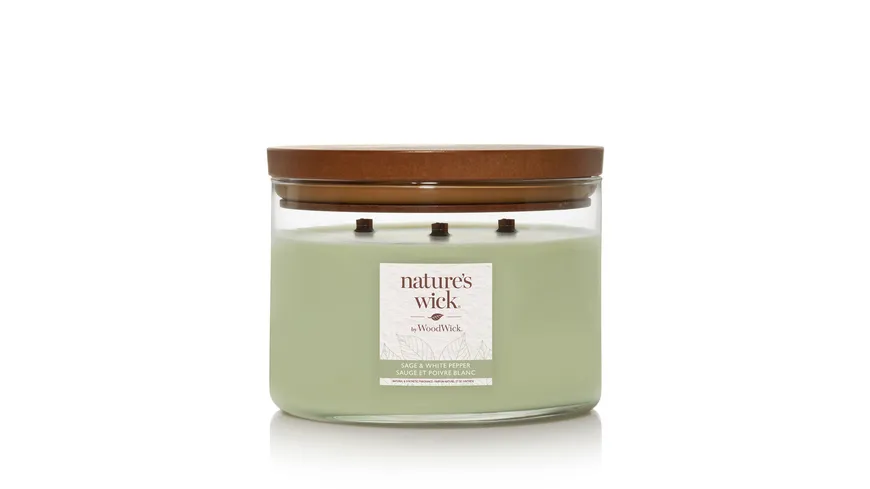 nature's wick 3-Docht Sage & White Pepper mehrfarbig