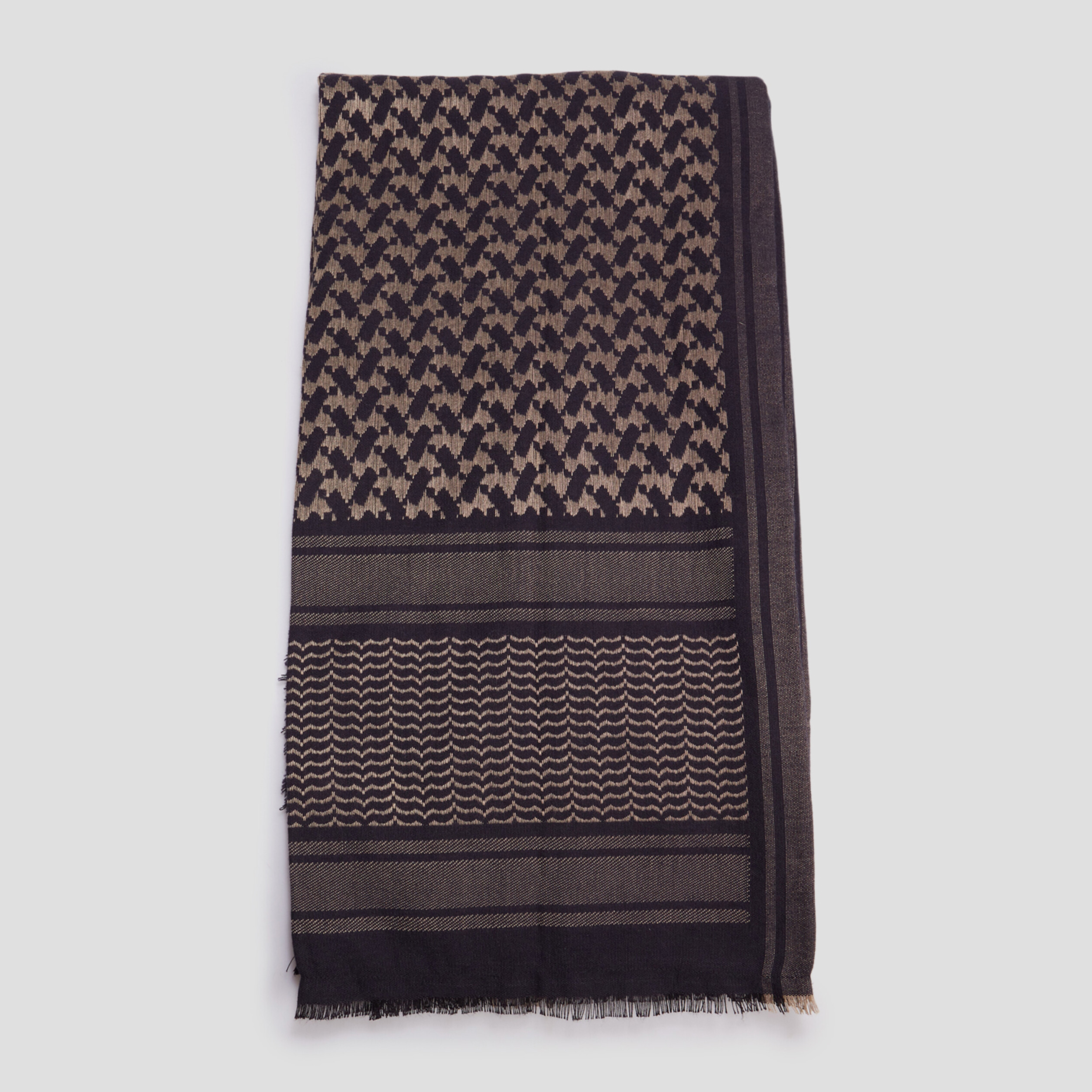 Foulard marron homme | La Halle
