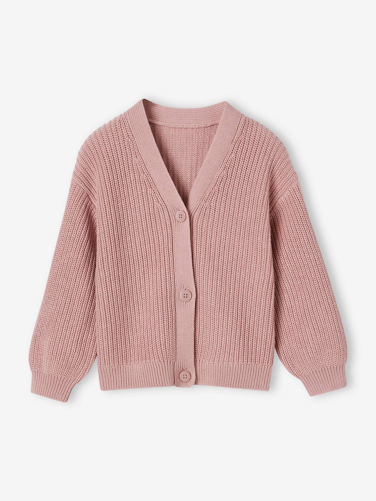 Vertbaudet Mädchen Strickjacke Oeko-Tex - pistaziengrün