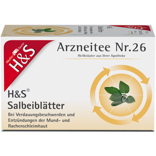 H&S Salbeiblätter Tee Btl.  20X1.6 g  Filterbeutel