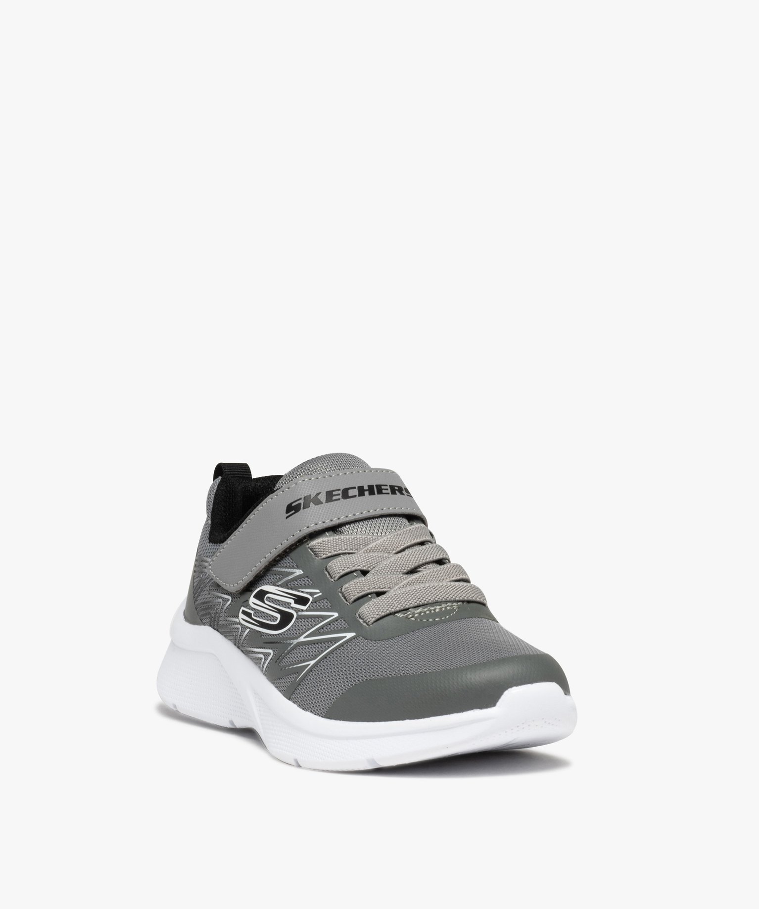 Baskets Garçon running en mesh extra-légères - Skechers gris | GEMO