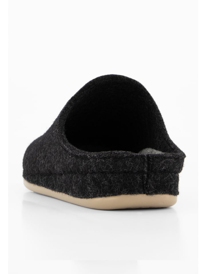 TRAVELIN' Filzpantoffeln At-Home in Dunkelgrau günstig kaufen