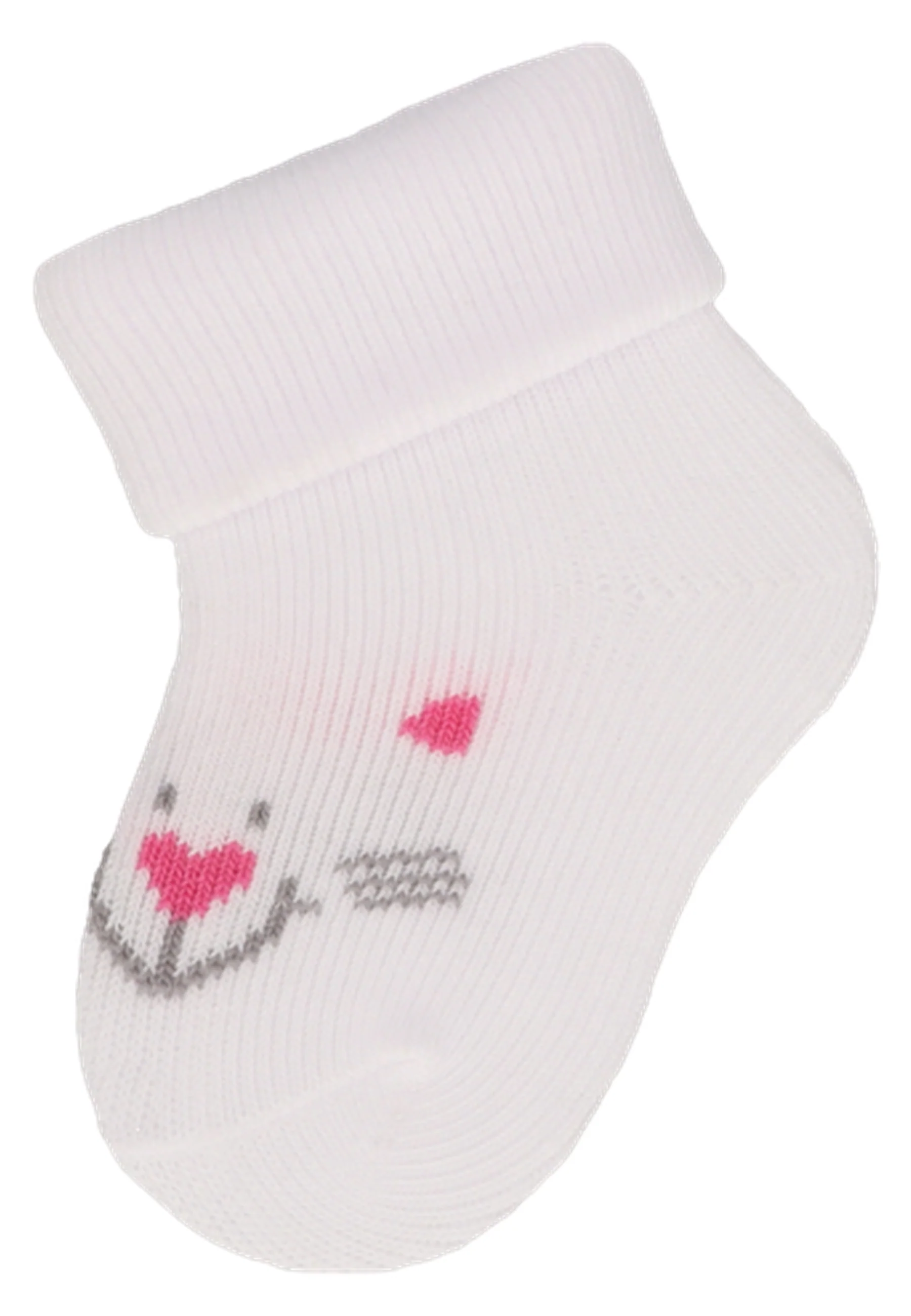 Erstlingssocken im 3er Pack mit Motiv Katze