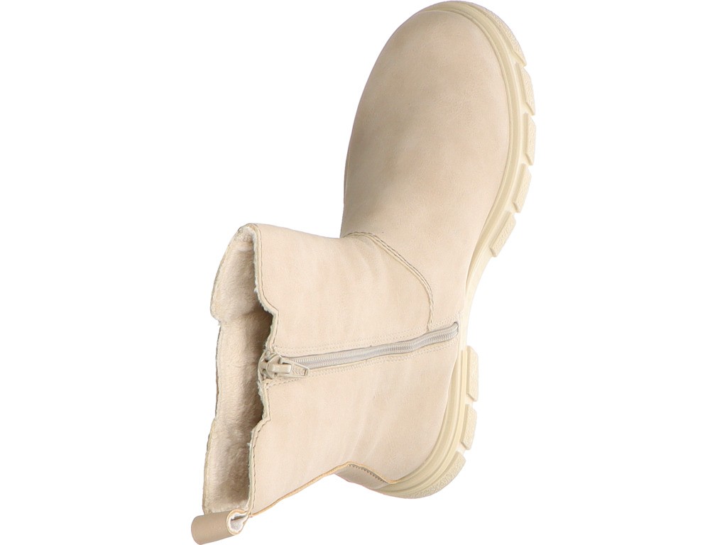 RIEKER Stiefeletten beige Chelsea Boots hellbeige