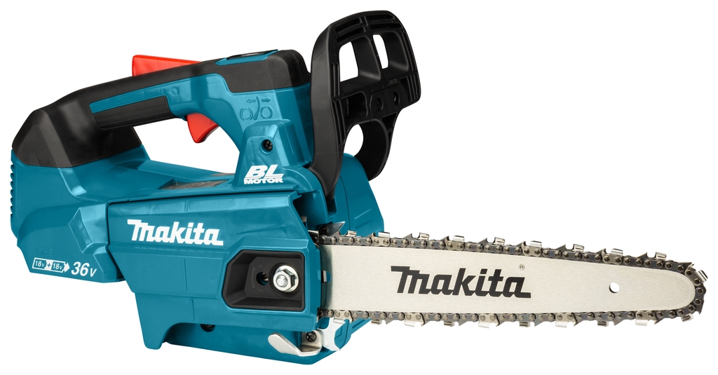 Makita DUC256CZ 2 x 18 volt topphåndtaks motorsag for utskjæring 25 cm ekskl. batterier og lader