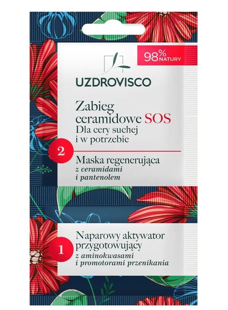 Uzdrovisco Ceramide SOS behandling til tør og trængende hud