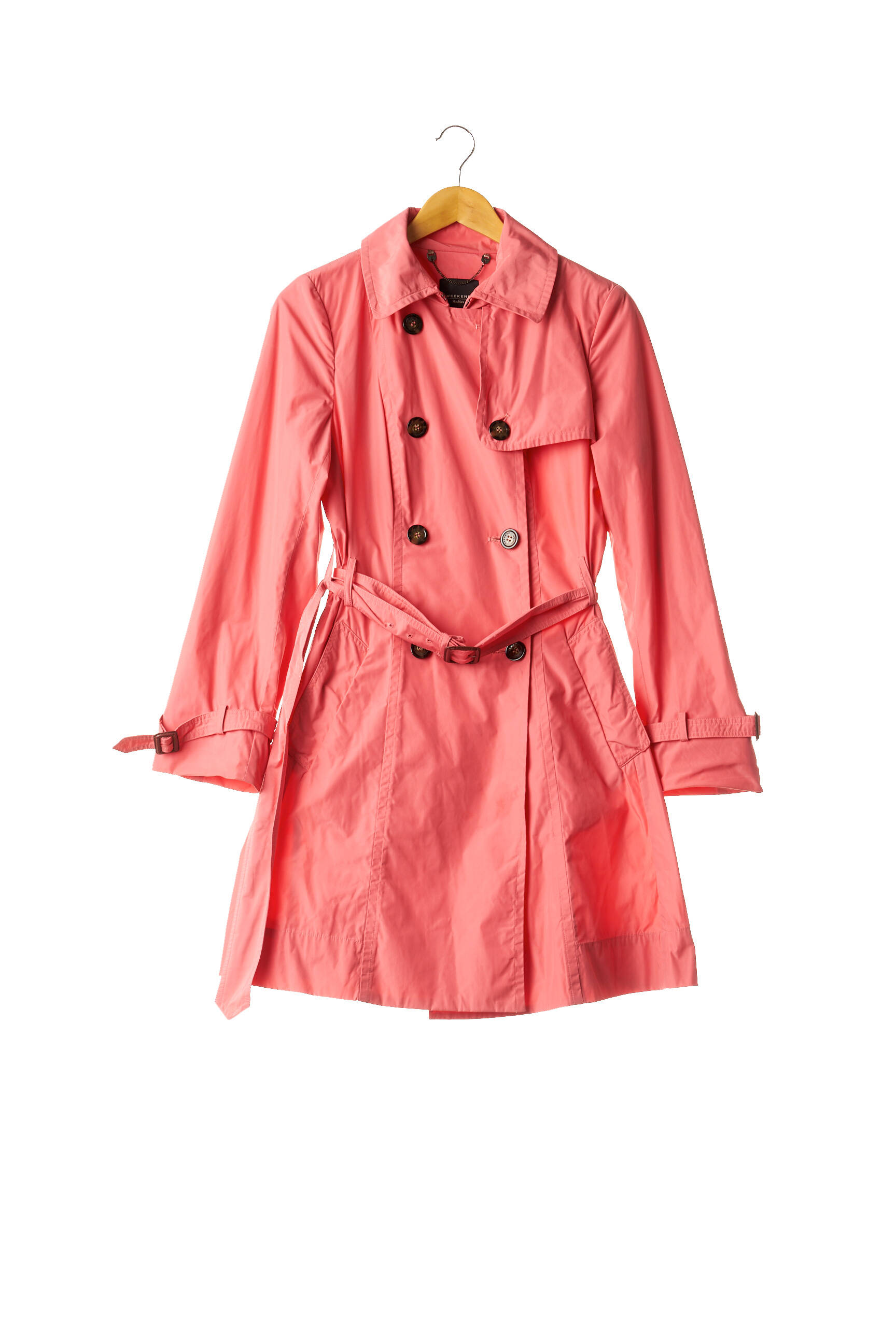 Maxmara Impermeables Trenchs Femme couleur rose