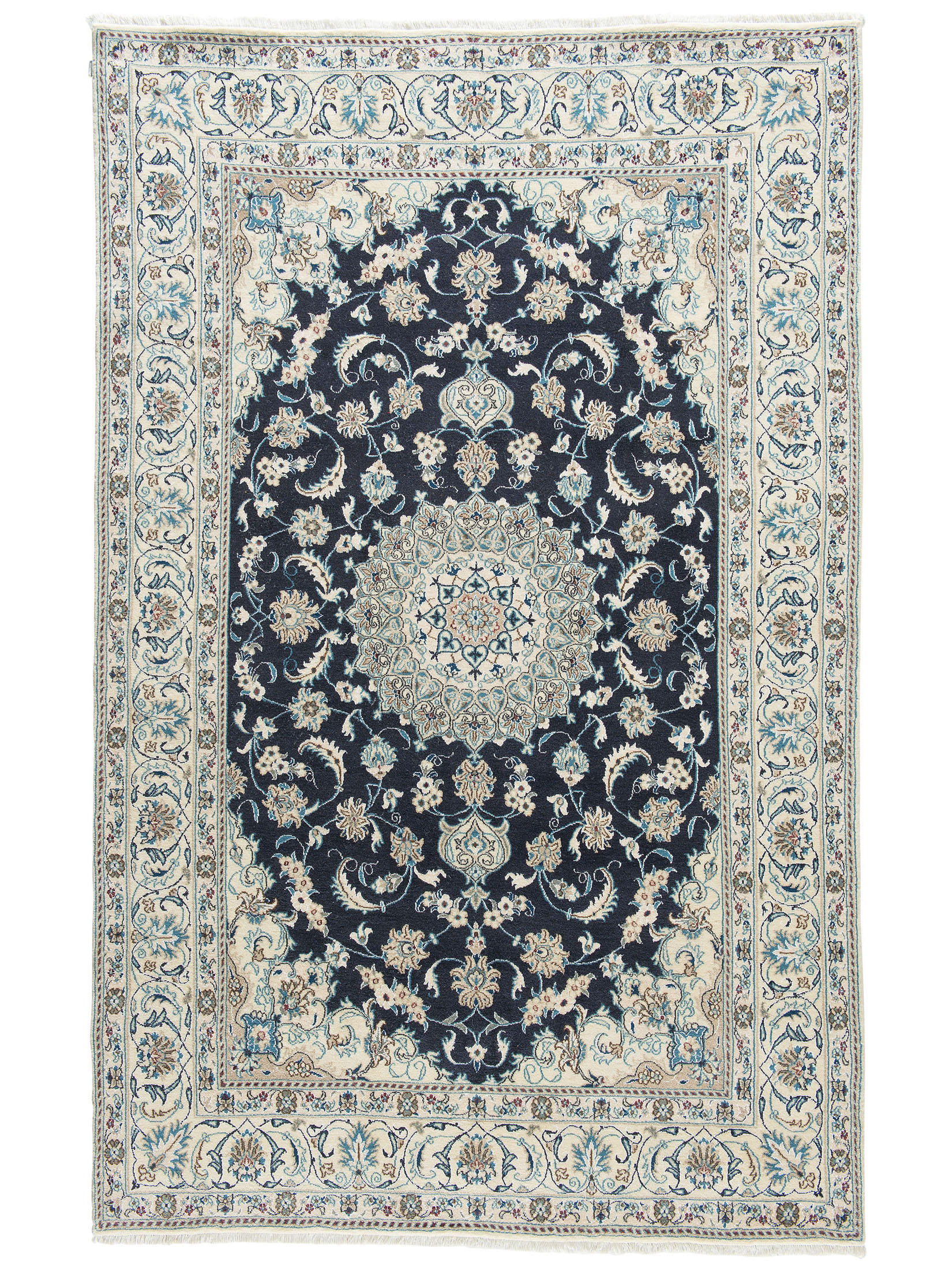 Kaschmar Nain 12 Lah ca. 195 x 310 cm, Unikat / Einzelstück