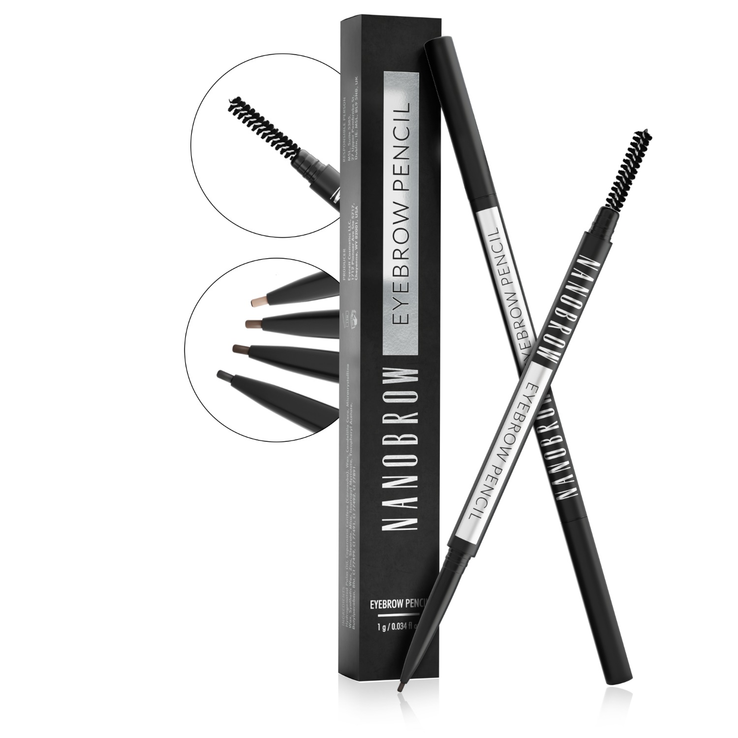 NANOBROW Ciemnobrązowy Kredka do brwi Nanobrow