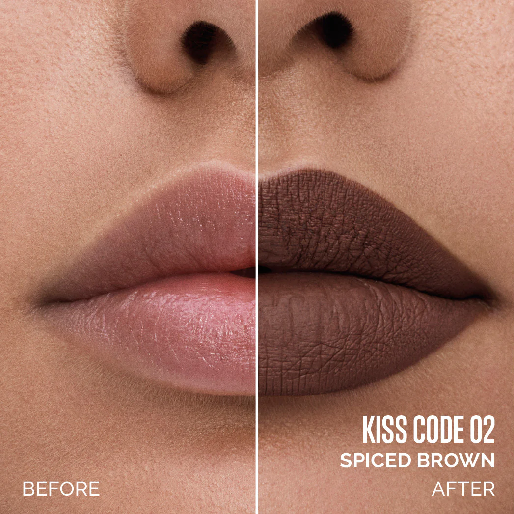 KISS CODE Lips - Rúž, Matný rúž