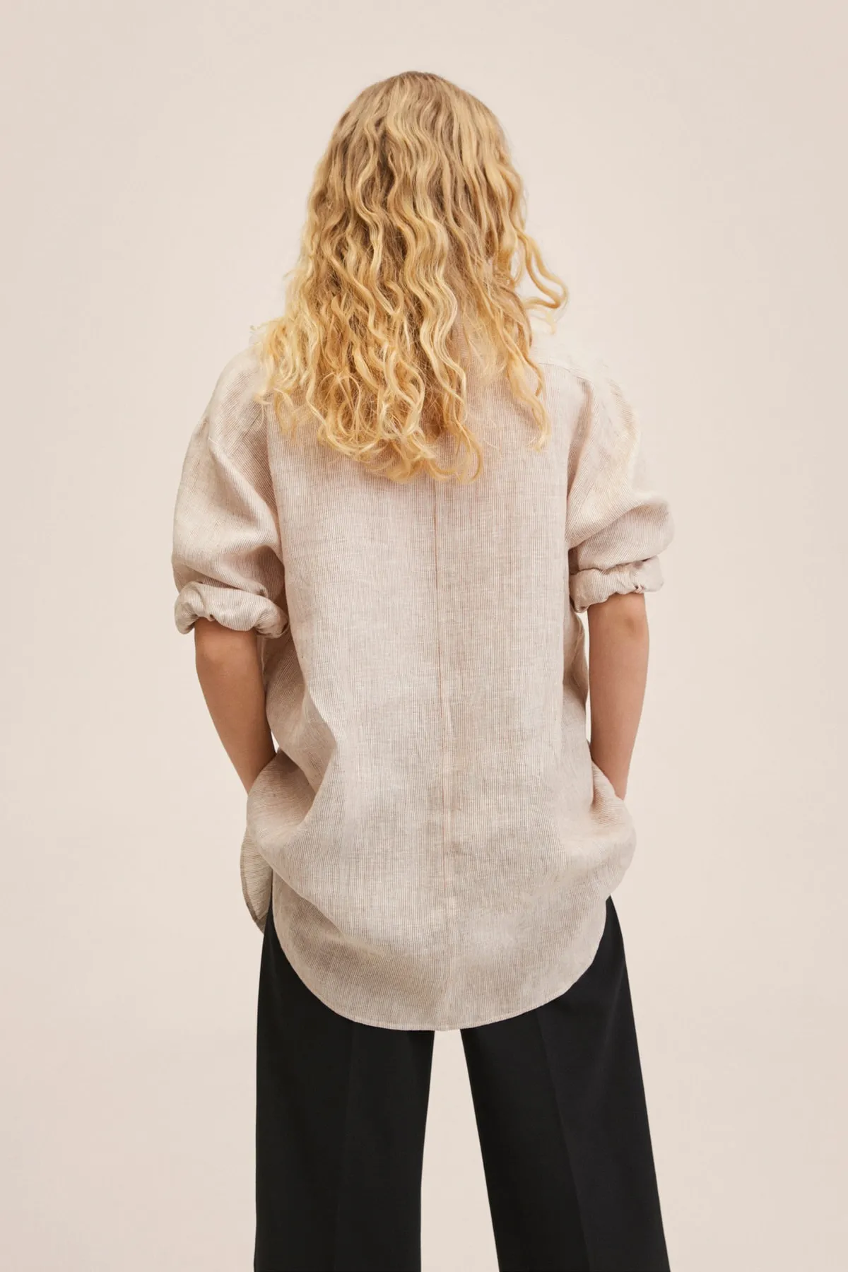 MANGO  Hemd - Braun - Regular Fit