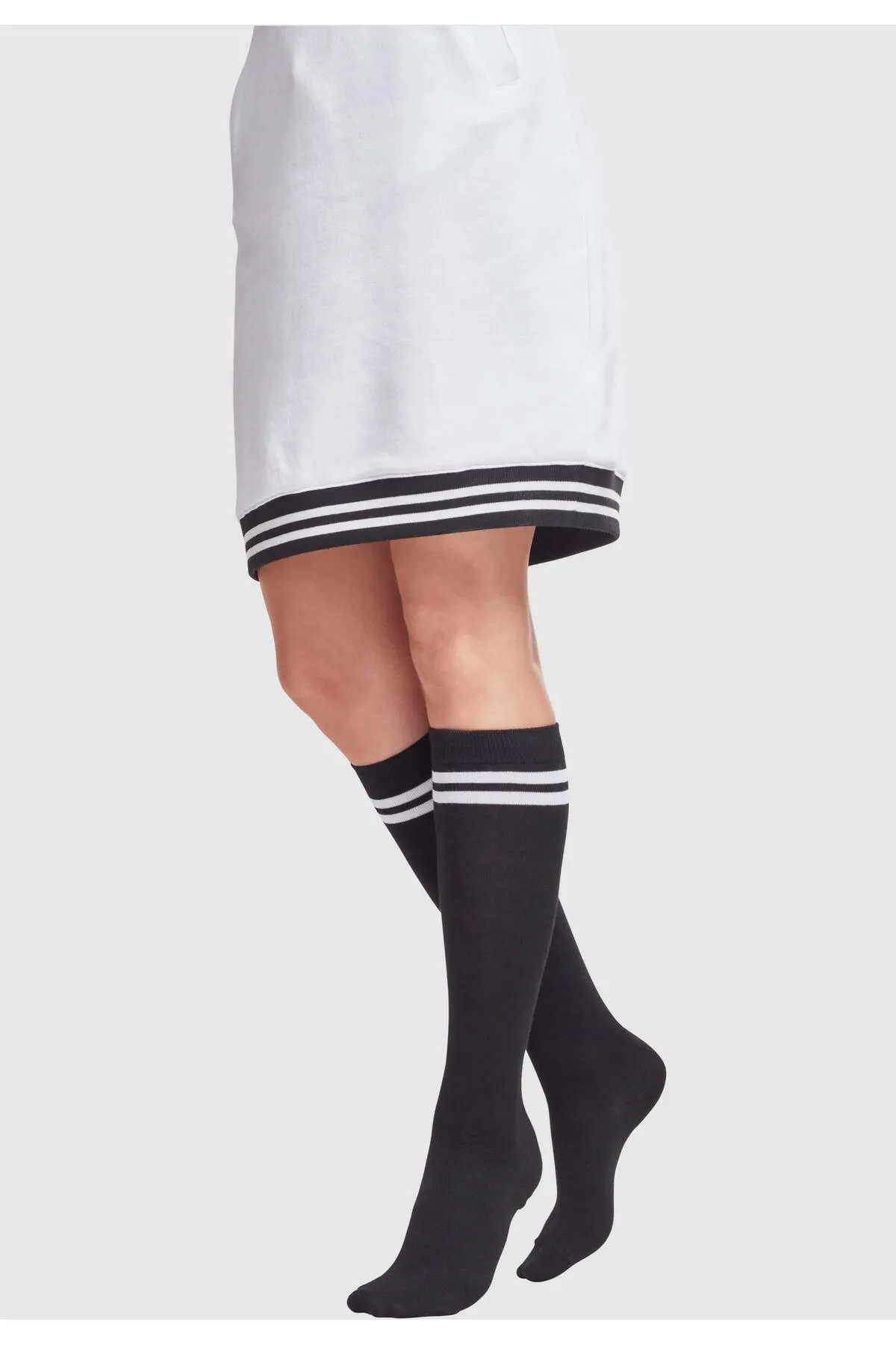 Urban Classics  Socken - Schwarz - Gestreift
