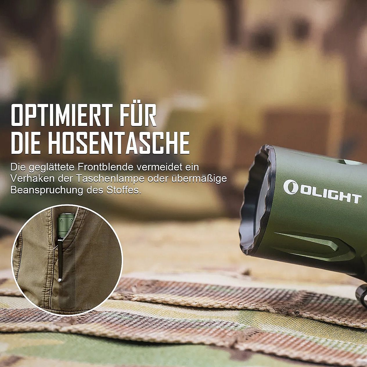 Warrior 3S Taktische LED Taschenlampe