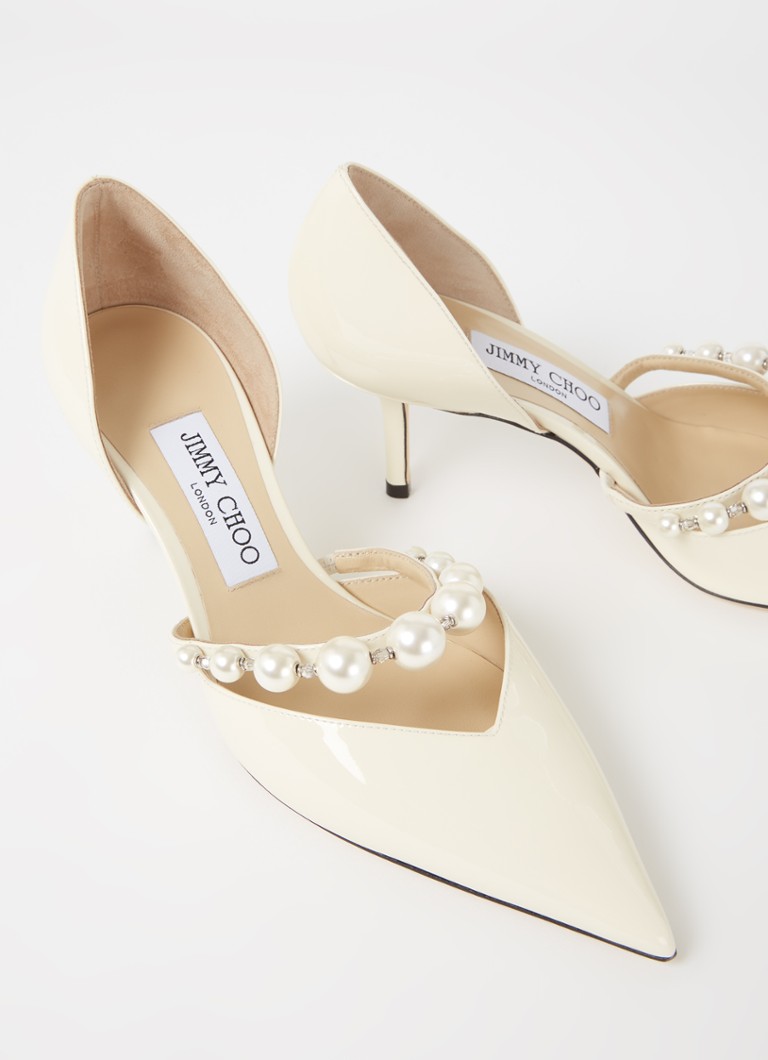 Jimmy Choo Aurelie pump in patent leather with crystal