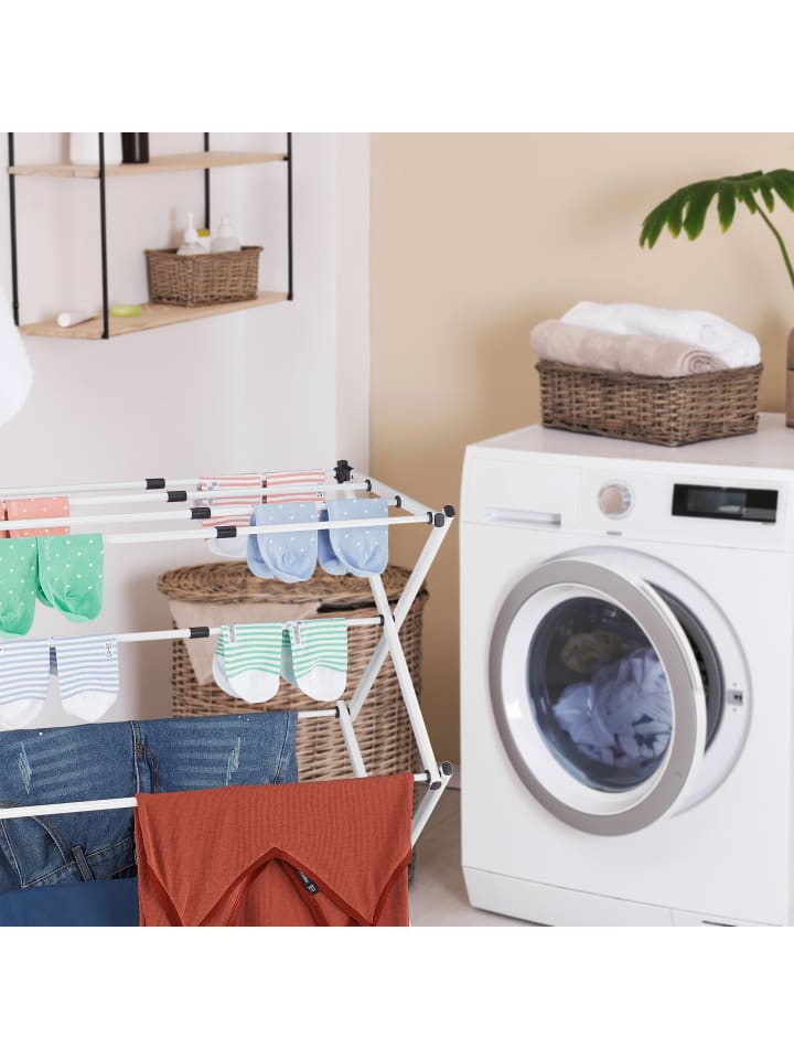 relaxdays Wäscheständer in Schwarz günstig kaufen onesize