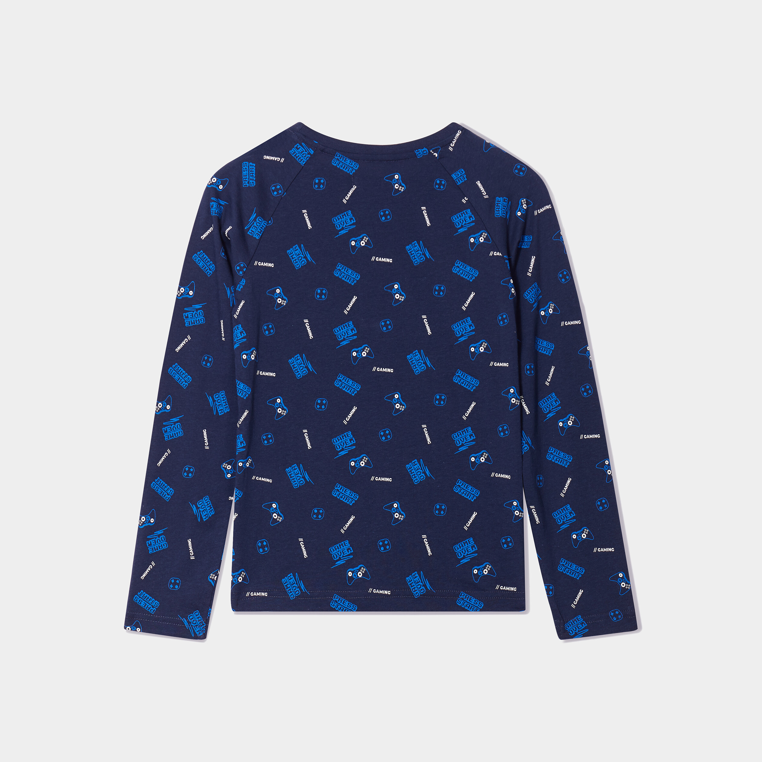 Ensemble pyjama pantalon resserré bleu marine garçon | La Halle