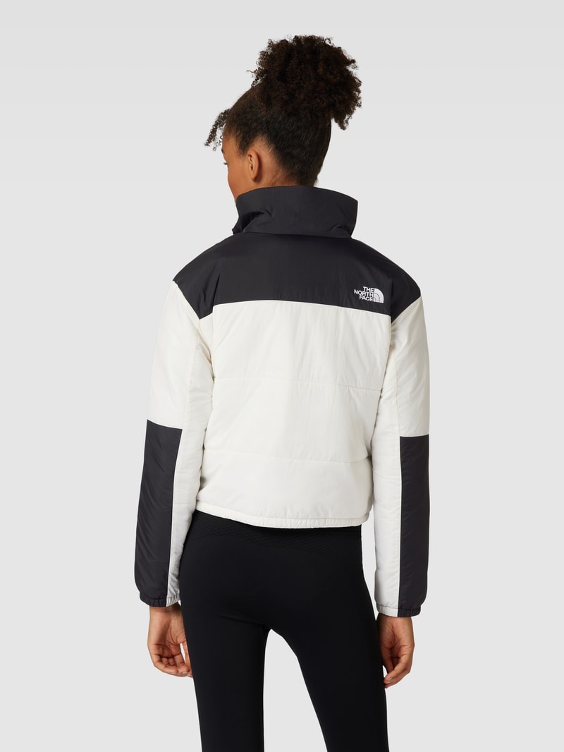 Steppjacke mit Label-Stitching Modell 'GOSEI' in offwhite