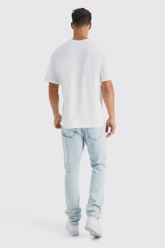 Tall Oversize T-Shirt mit New York Print