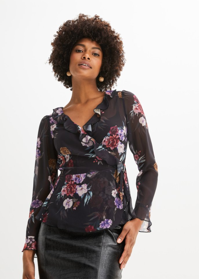 Chiffon-Bluse