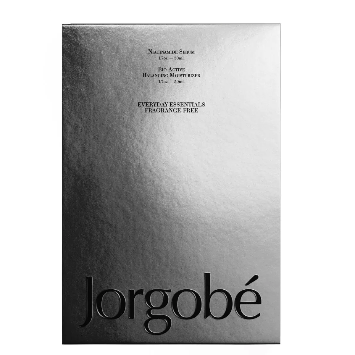 Jorgobé Everyday Essentials set bez mirisa (serum s niacinamidom + bioaktivna hidratantna krema za uravnoteženje)