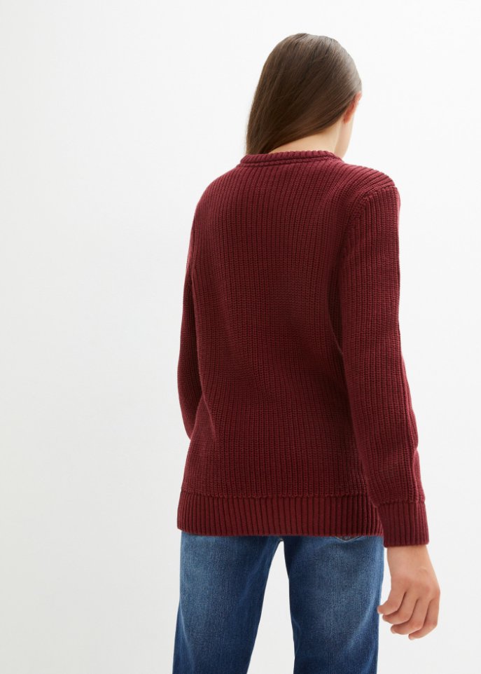 Kinder Baumwoll-Strickpullover