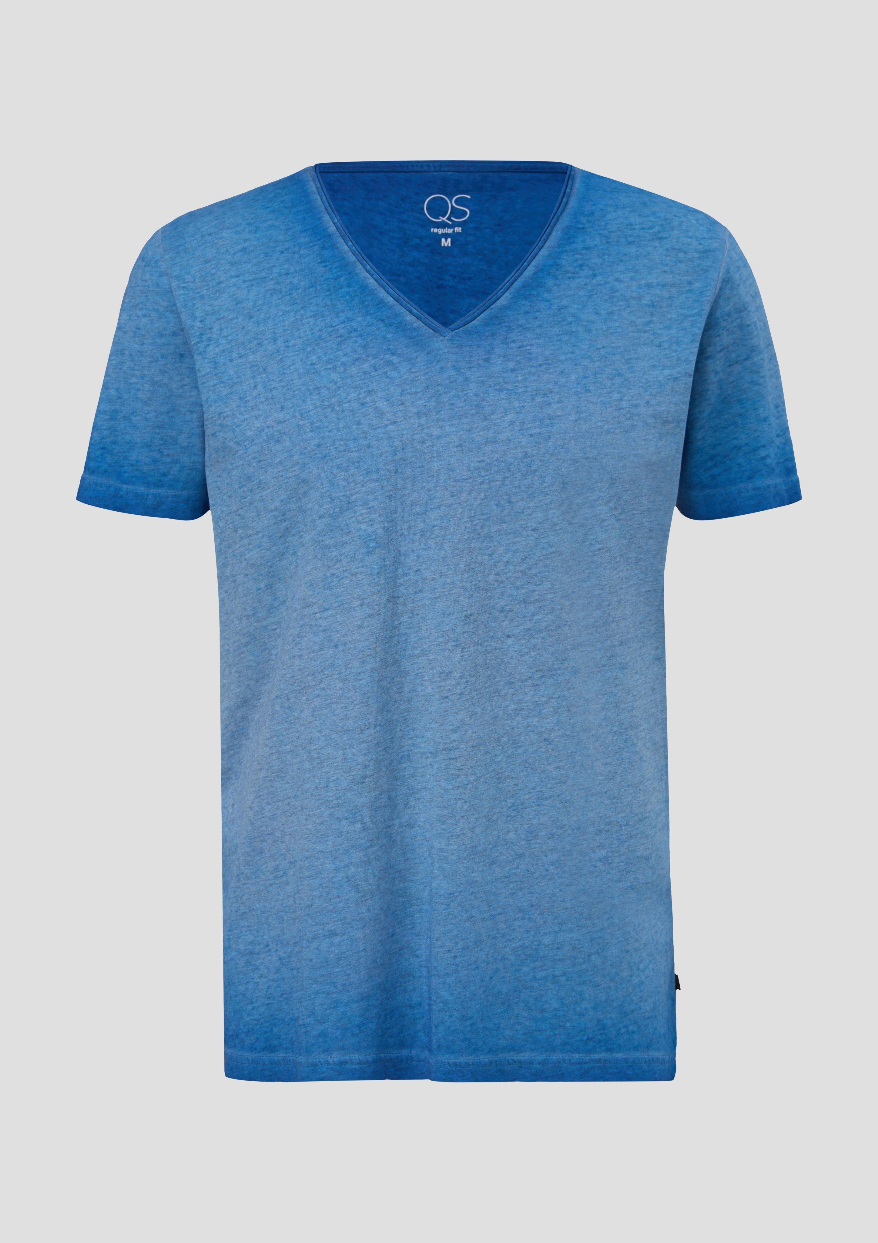 Meliertes T-Shirt aus Baumwollmix  2144230-55W0