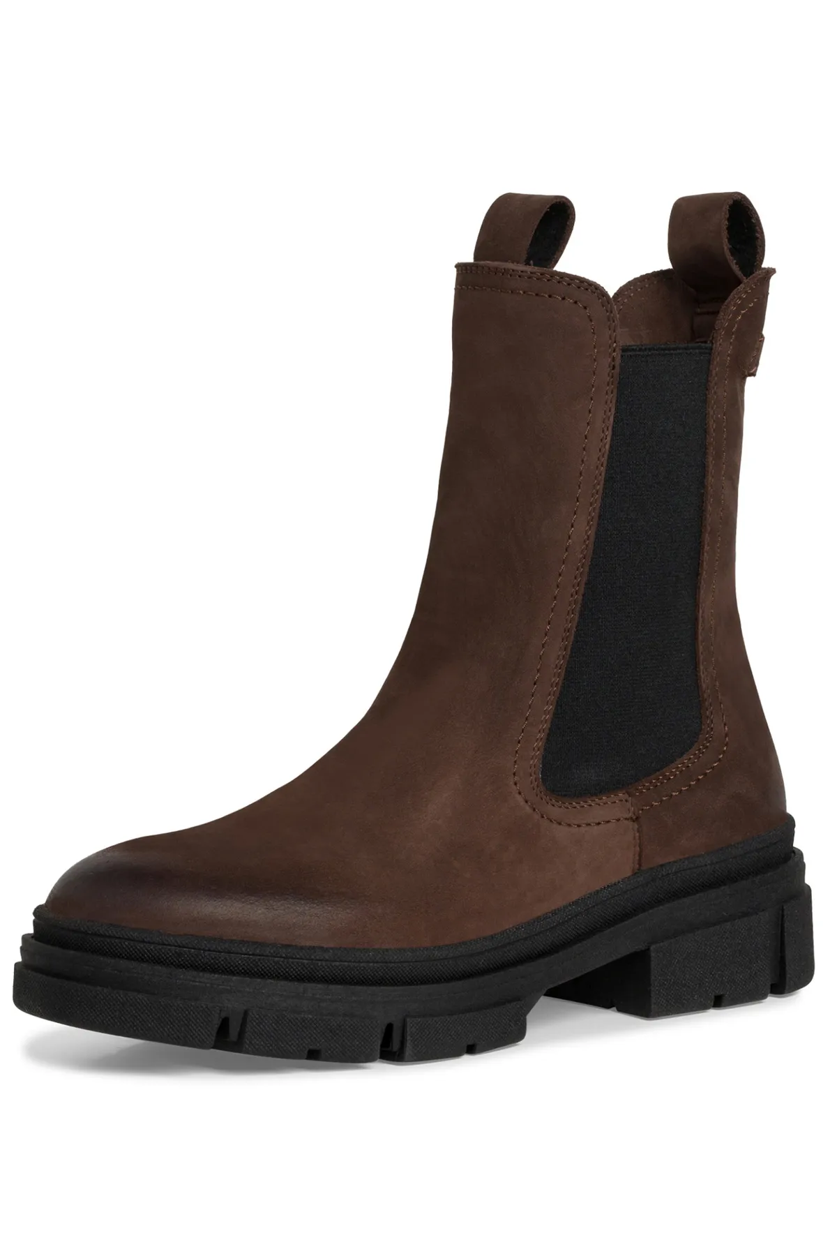 Tamaris  Stiefelette - Braun - Blockabsatz