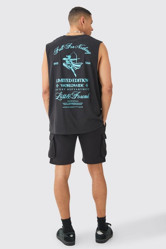 Oversize Tanktop mit Limited Edition Print