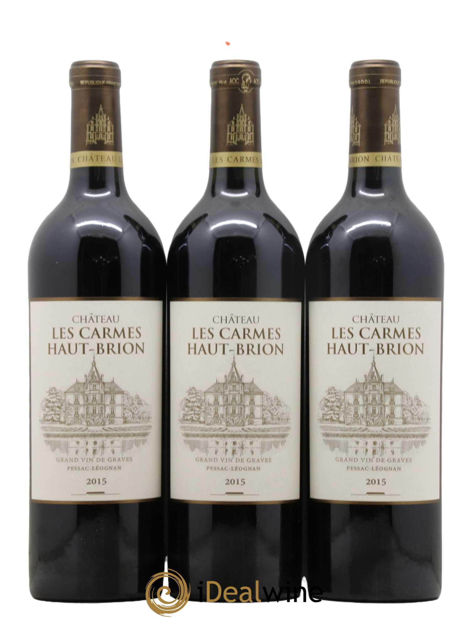Château Les Carmes Haut-Brion  2015 - Lot de 12 Bouteilles