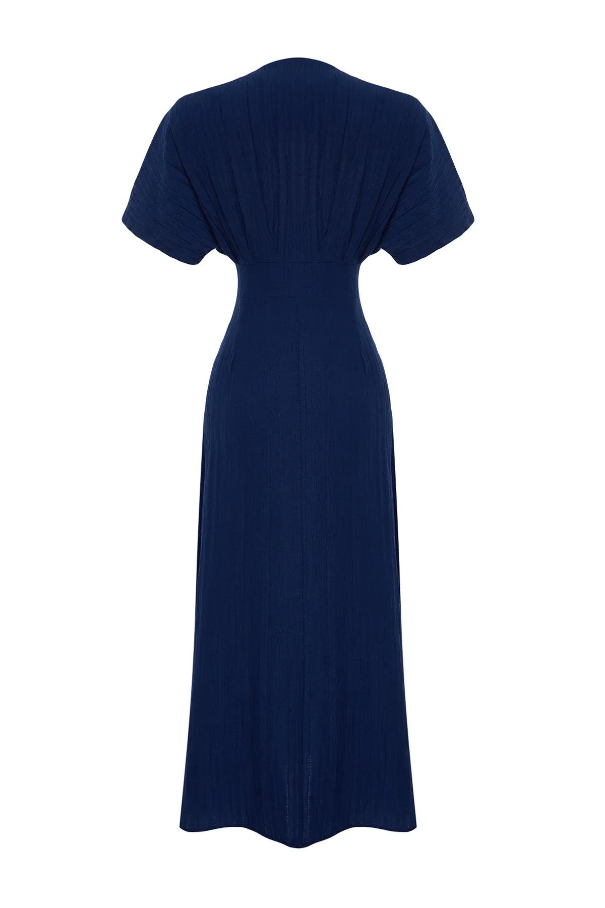 Trendyol Collection  Marineblaues gewebtes Maxikleid TWOSS24EL00620