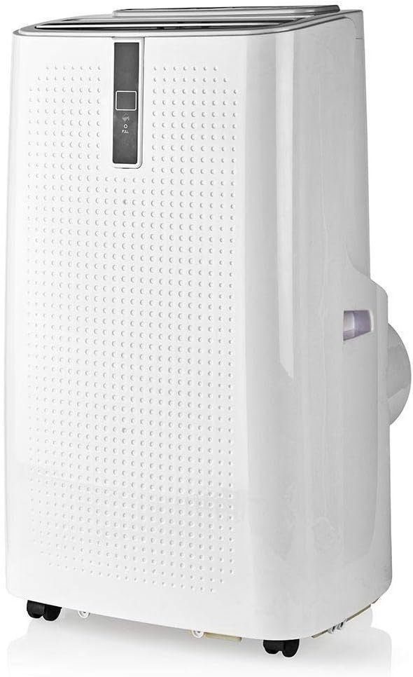 Nedis 3-in-1-Klimagerät Mobile Klimaanlage 12000 BTU 3-Geschwindigkeitsstufen inkl. Zubehör, 24-Stunden-Timer, Ruhemodus, Anzeige Voller Wassertank