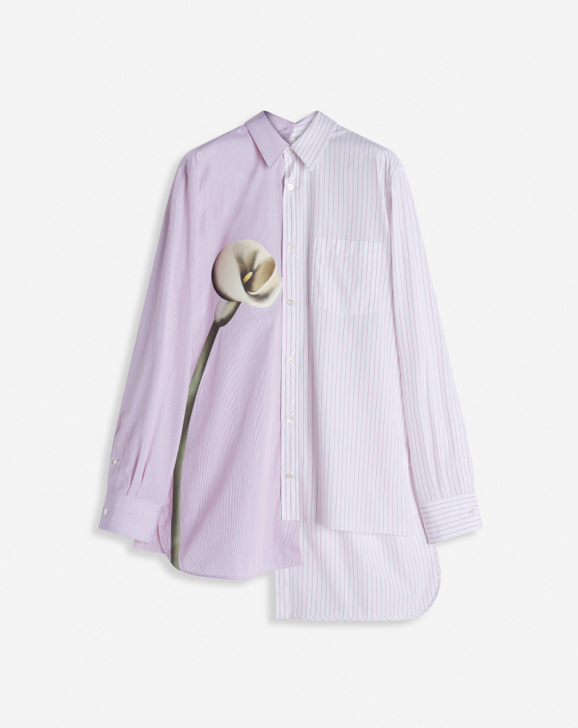 CHEMISE ASYMÉTRIQUE IMPRIMÉE