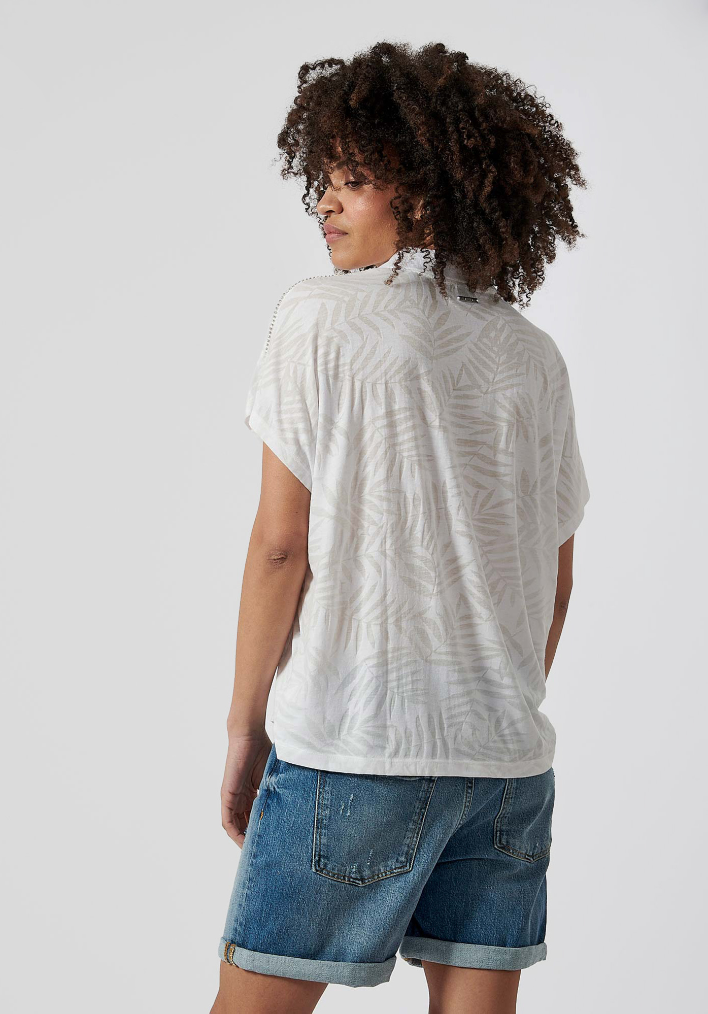 FUR    Polo blanc femme