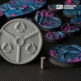 Battle Ready Bases - Alien Infestation Round 50mm (3)