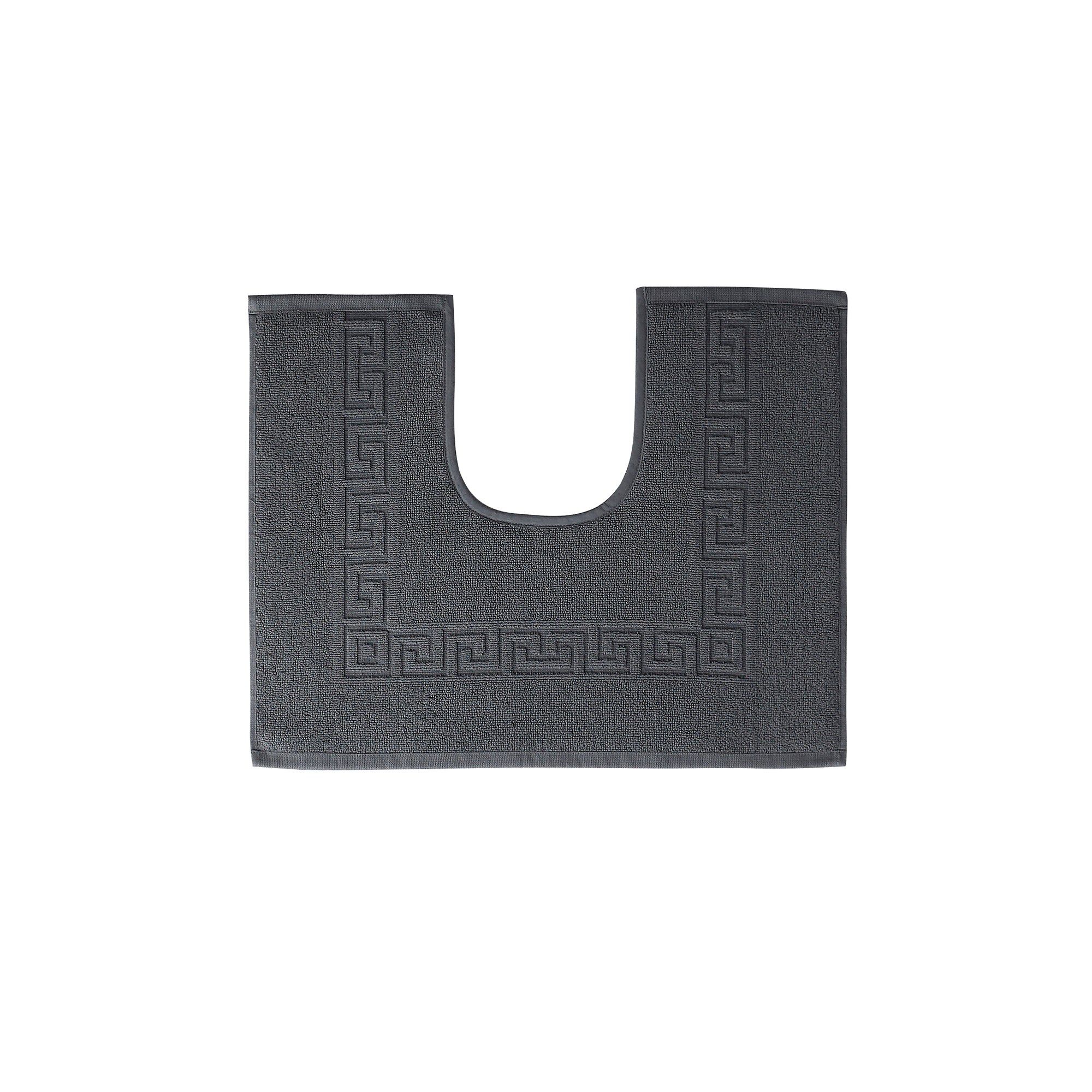 Tapis de bain éponge liteau motif frise grecque
