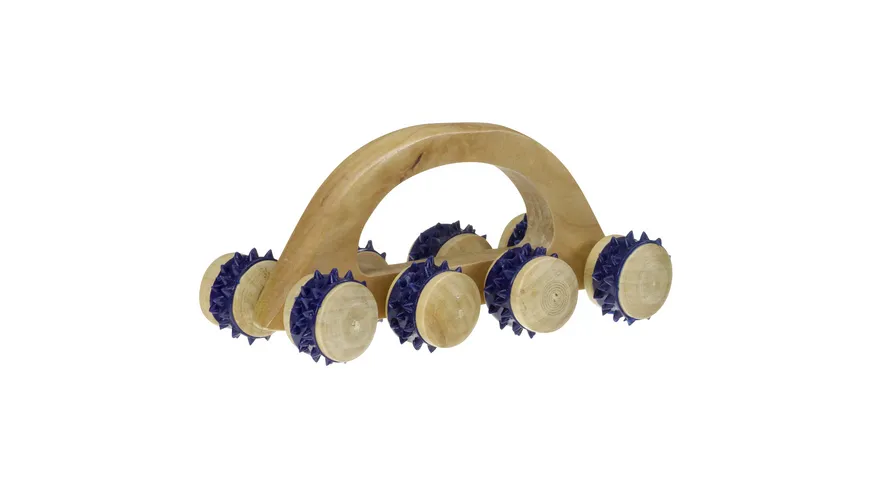 Handmassagegerät mit Griff 8-Rollen
