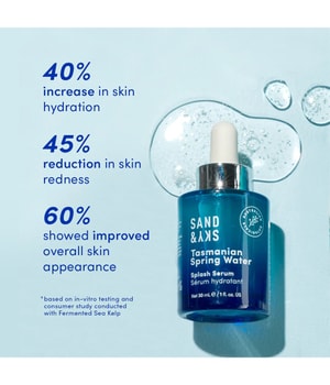 Sand & Sky Tasmanian Spring Water Splash Serum Gesichtsserum 30 ml