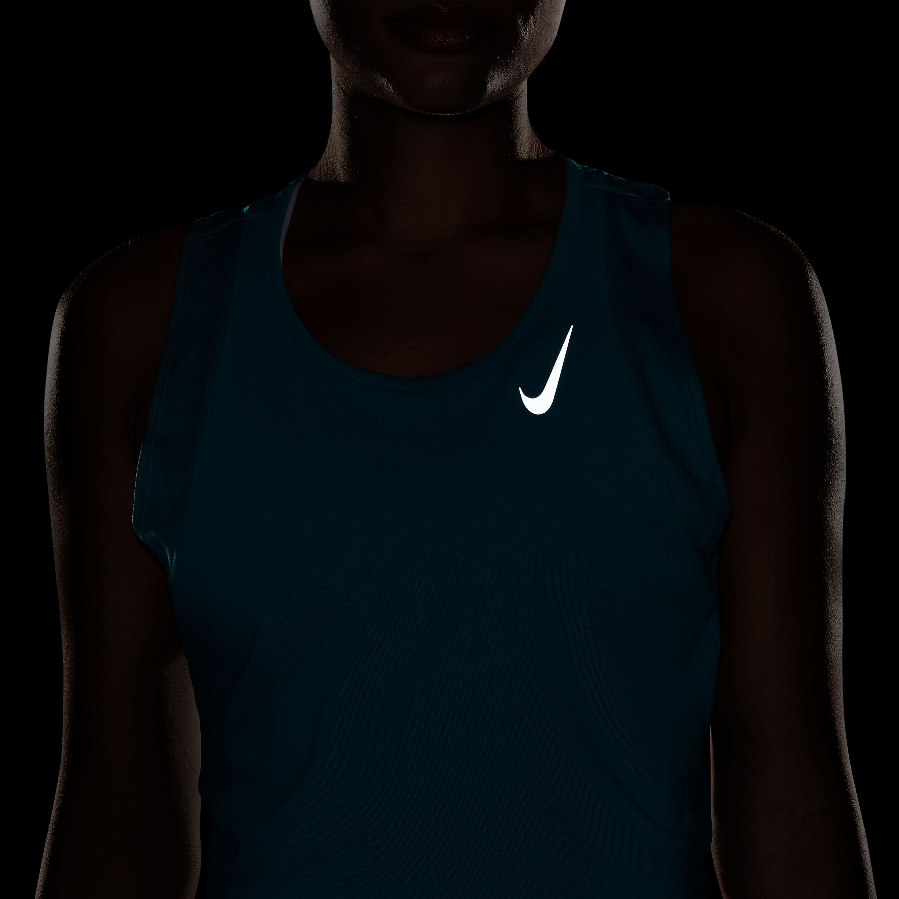 Dri-Fit Fast Crop Tank-Top Damen - Türkis