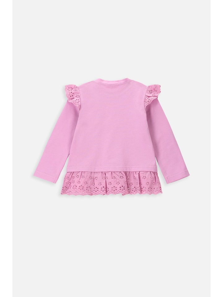 Coccodrillo T-shirt mit langen Ärmeln in rosa günstig kaufen