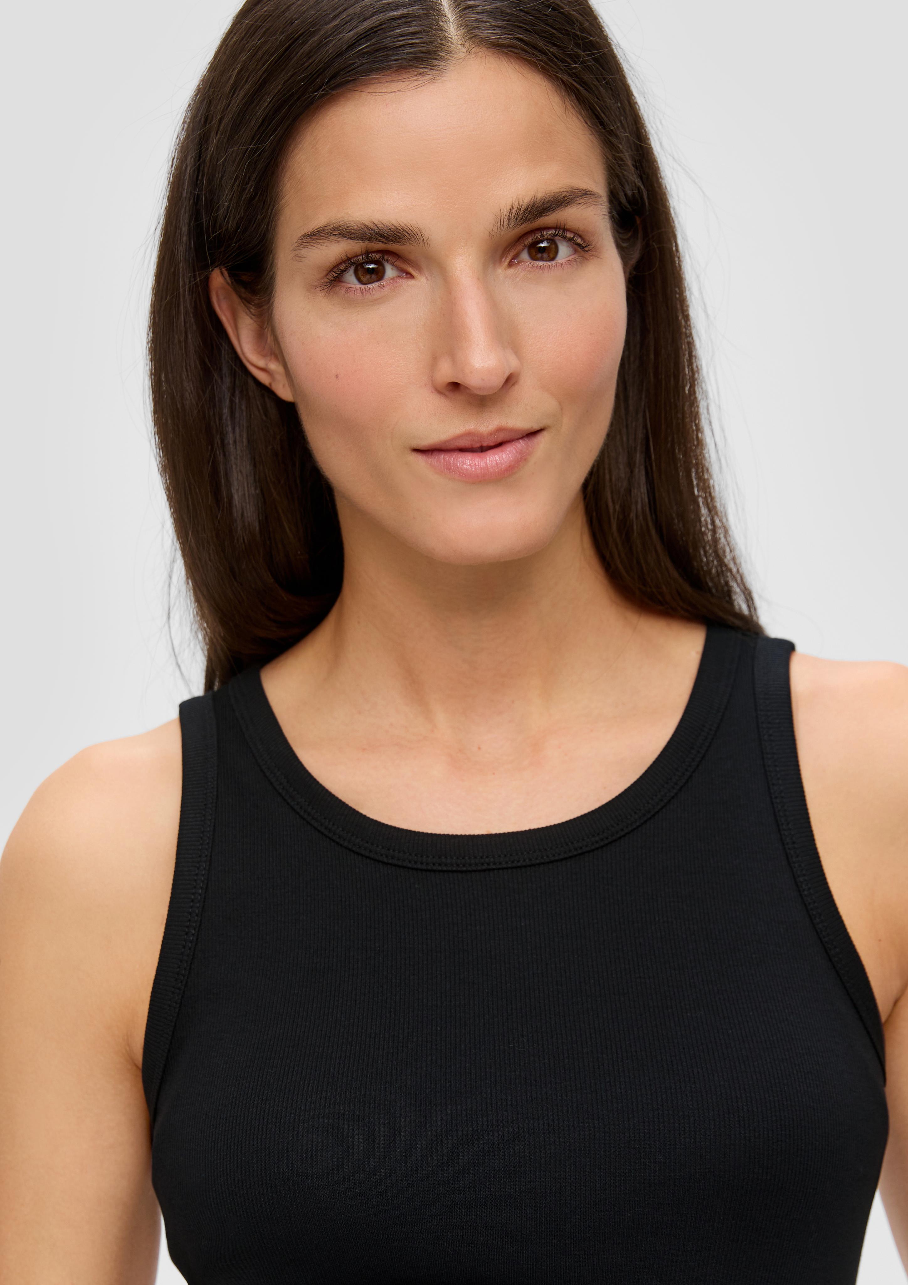 Tanktop mit Rippstruktur  2142121-9999