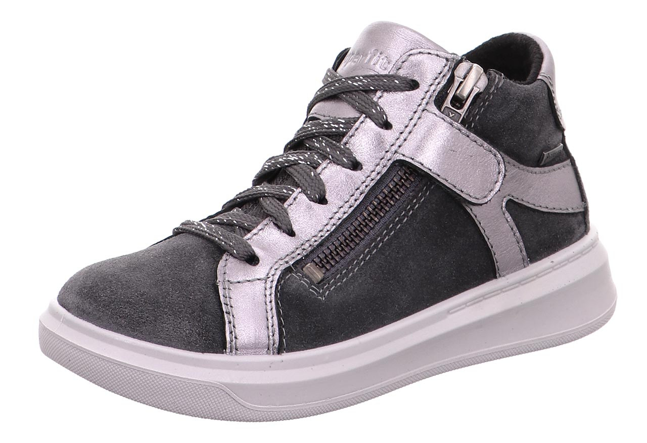 COSMO - Grau/SilberSneaker high mit Reißverschluss