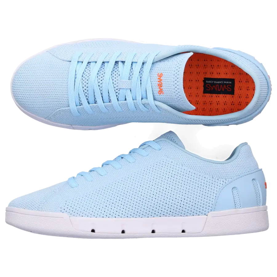 Swims - Sneaker low BREEZE TENNIS KNIT Baumwolle - blau