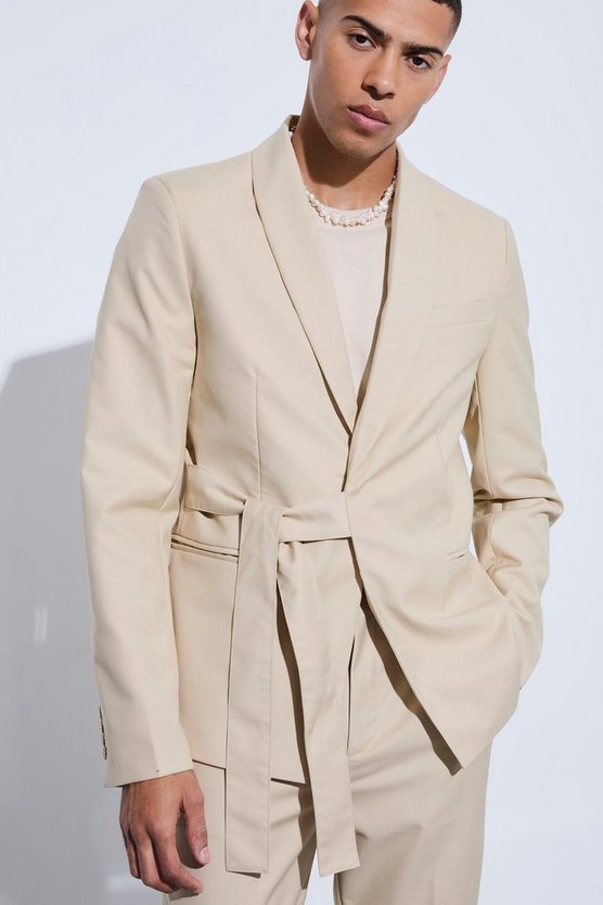 Slim-Fit Wickel-Blazer