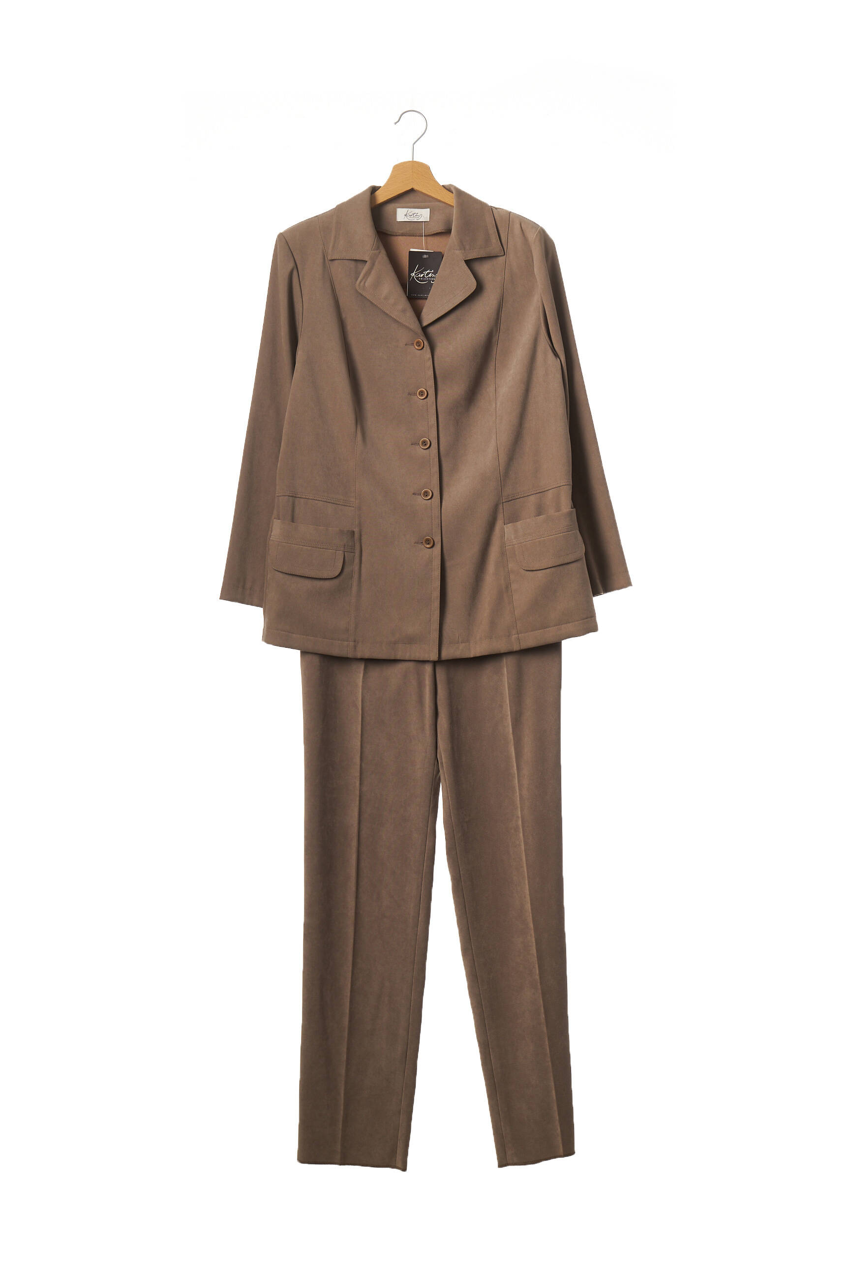 Karting Ensembles Pantalon Femme couleur beige
