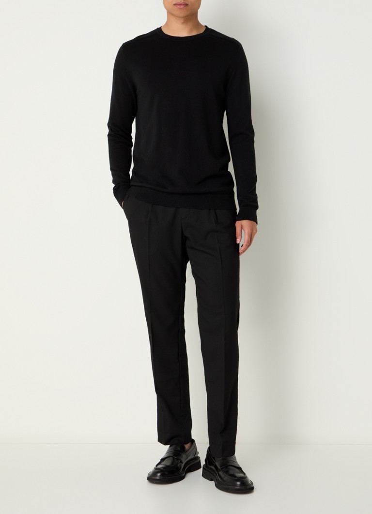 Pantaloni slim fit pentru bărbați Leroy Selected cu buzunare laterale