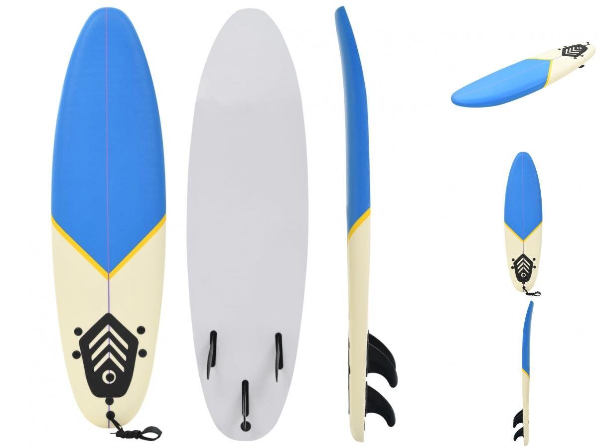 vidaXL Schlauchboot Surfbrett 170 cm Blau und Creme