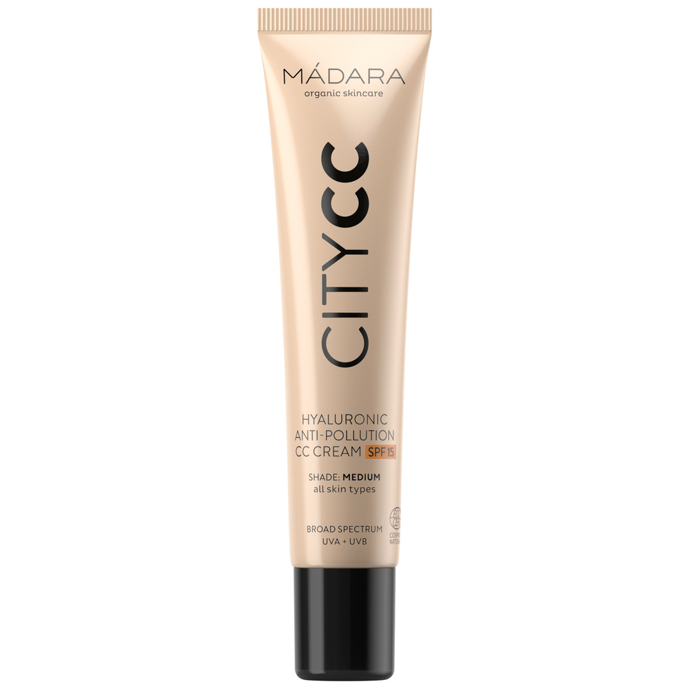Madara Citycc Hyaluronic Anti-Pollution CC Cream Spf 15 CC Crème Anti-Pollution À L’Acide Hyaluronique Avec Spf15