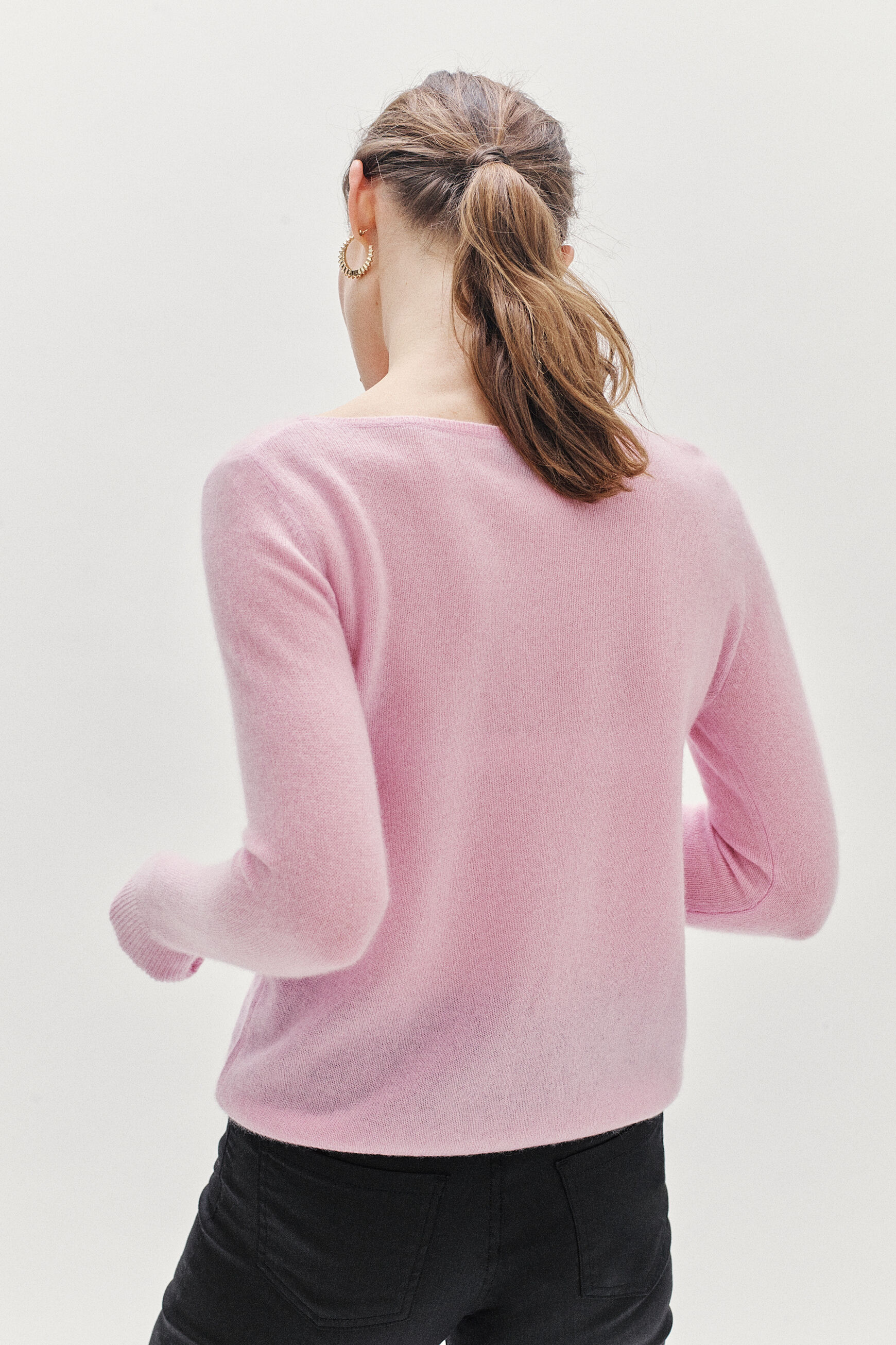 pull zofia 100% cachemire parme femme